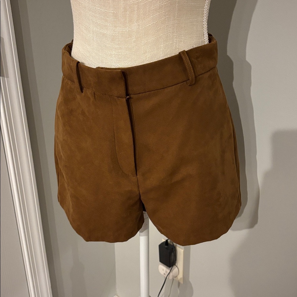 H&M Tan Suede Shorts